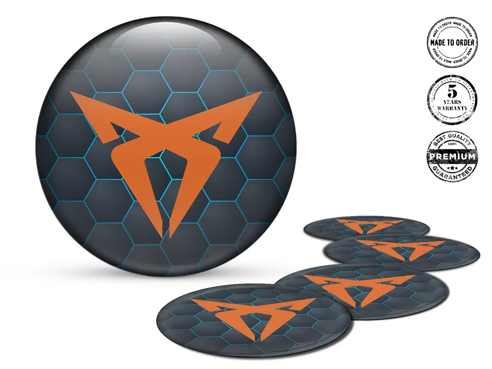 Seat Cupra Silikonaufkleber Logo Luxus Raddekoration